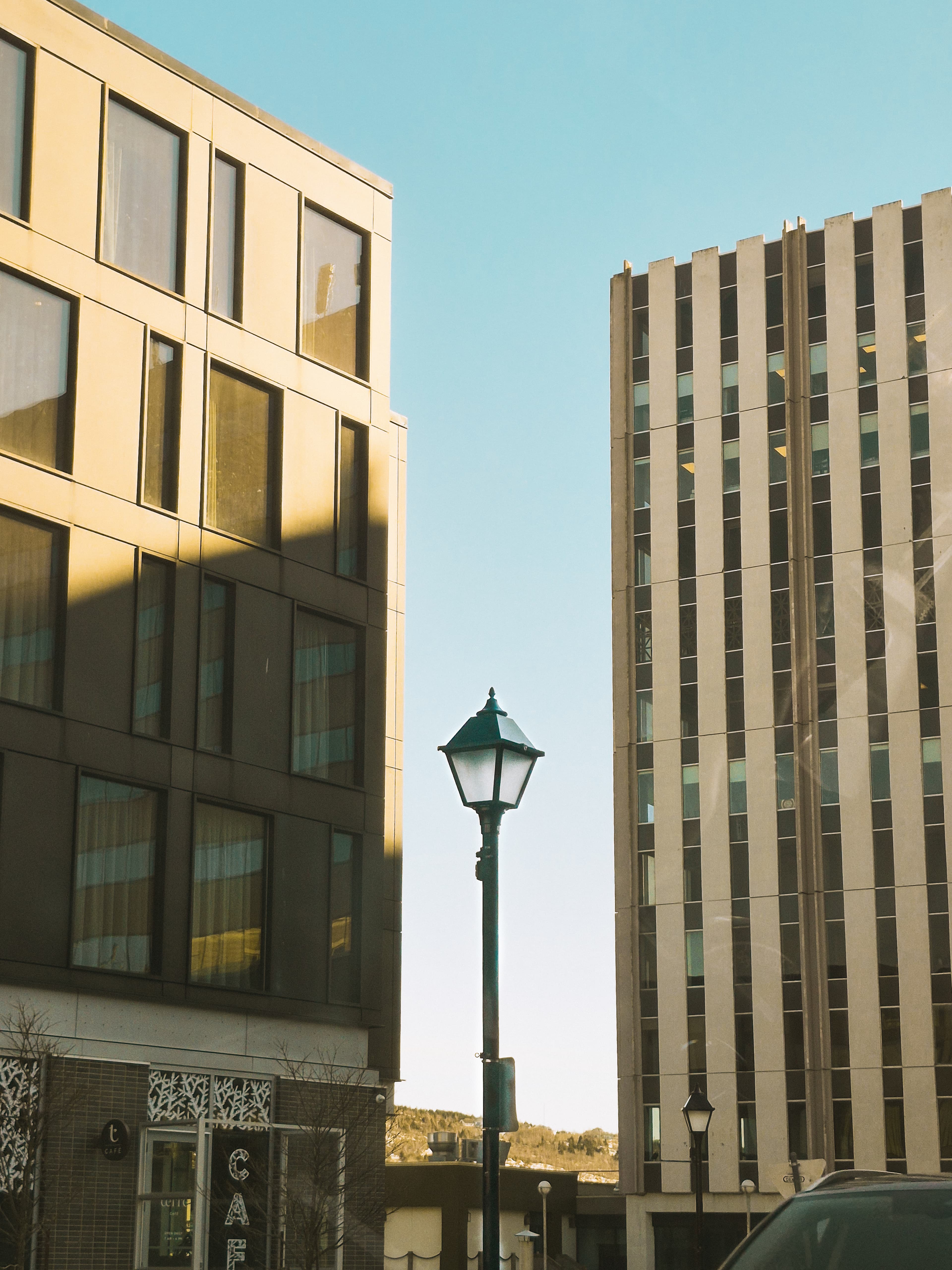 Tall vertical street scene